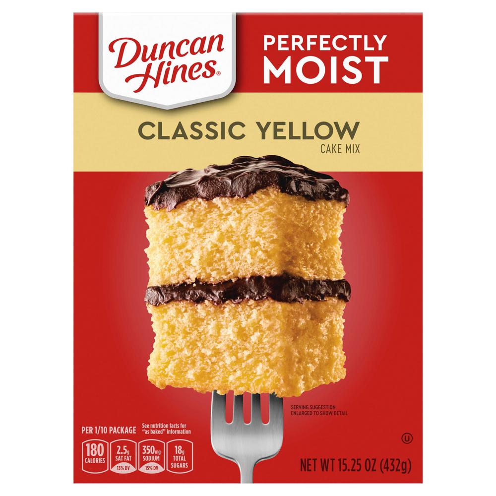 DUNCAN HINES CAKE MIX YLW 15OZ