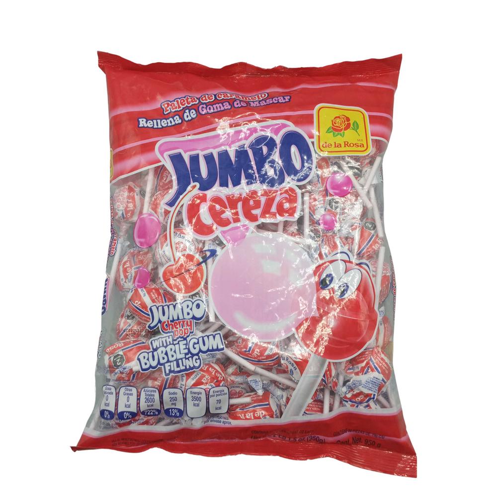 DE LA ROSA JUMBO POP LRG CHRY 50CT