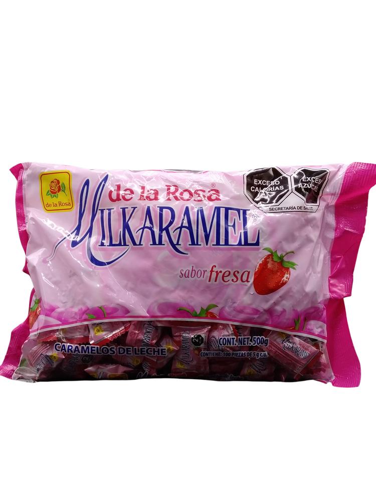 DE LA ROSA MILKARAMEL STRAW  100CT