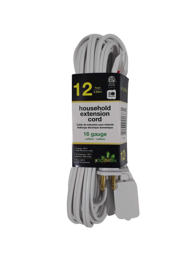 GG INDOOR EXTENSION CORD 12FT 24712 1PC