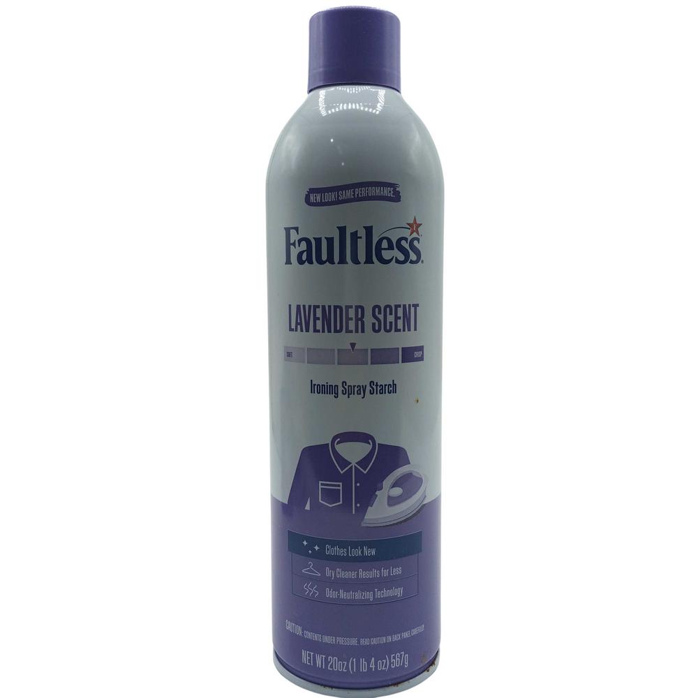 FAULTLESS SPRAY STARCH LAVANDER 20OZ