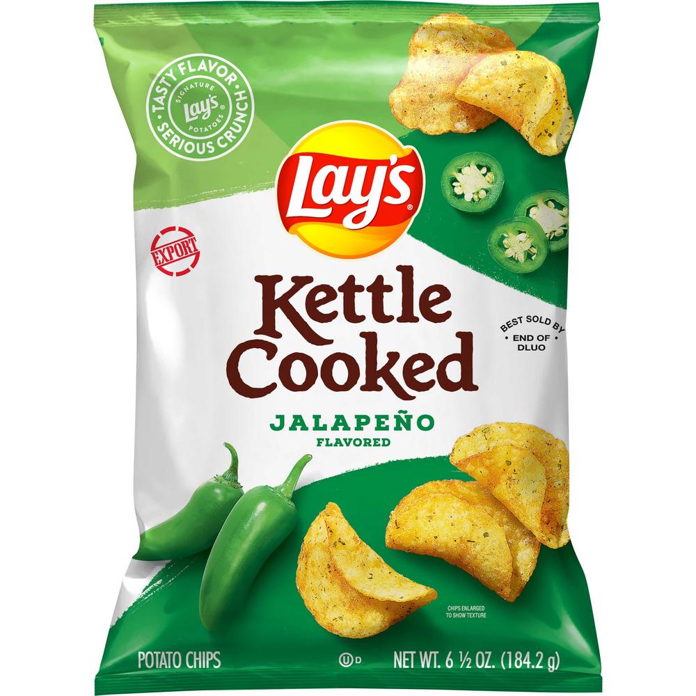 FRITO LAYS P KET COOK JALAPENO  6.5OZ