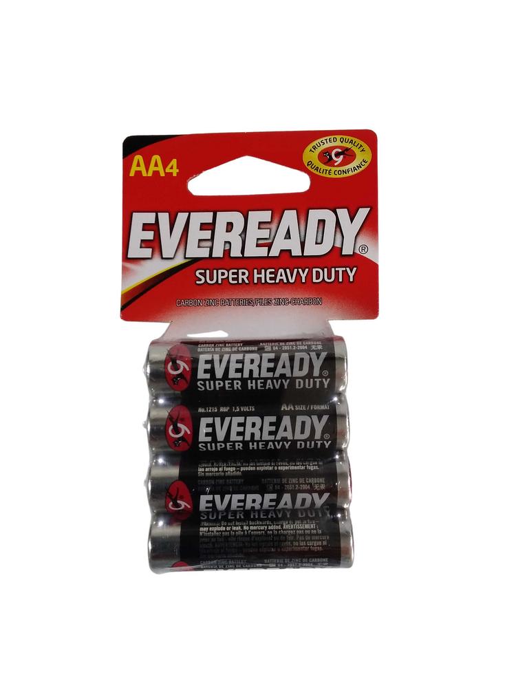 EVEREADY BATTERY AA4  4CT