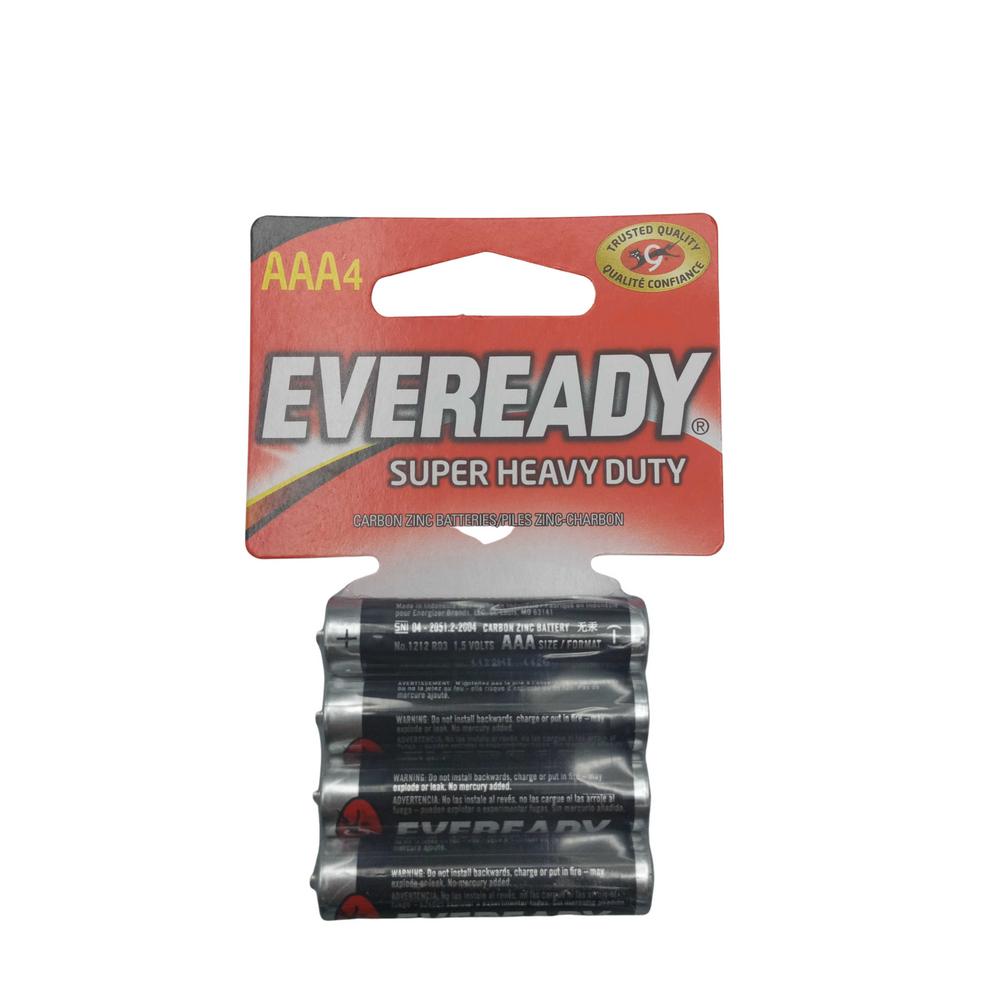 EVEREADY BATTERY AAA4  4CT