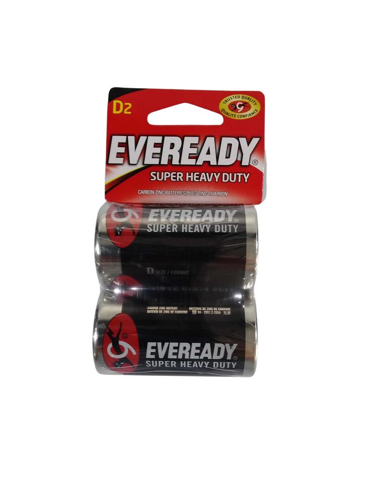 EVEREADY BATTERY D2  2CT