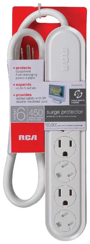 RCA SURGE PROTECTOR 6 OTLT 1PC