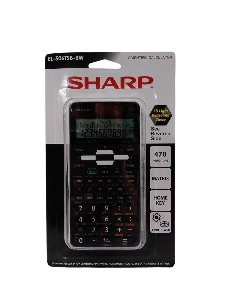 SHARP SCIENTIFIC CALCULATOR EL506 1PC