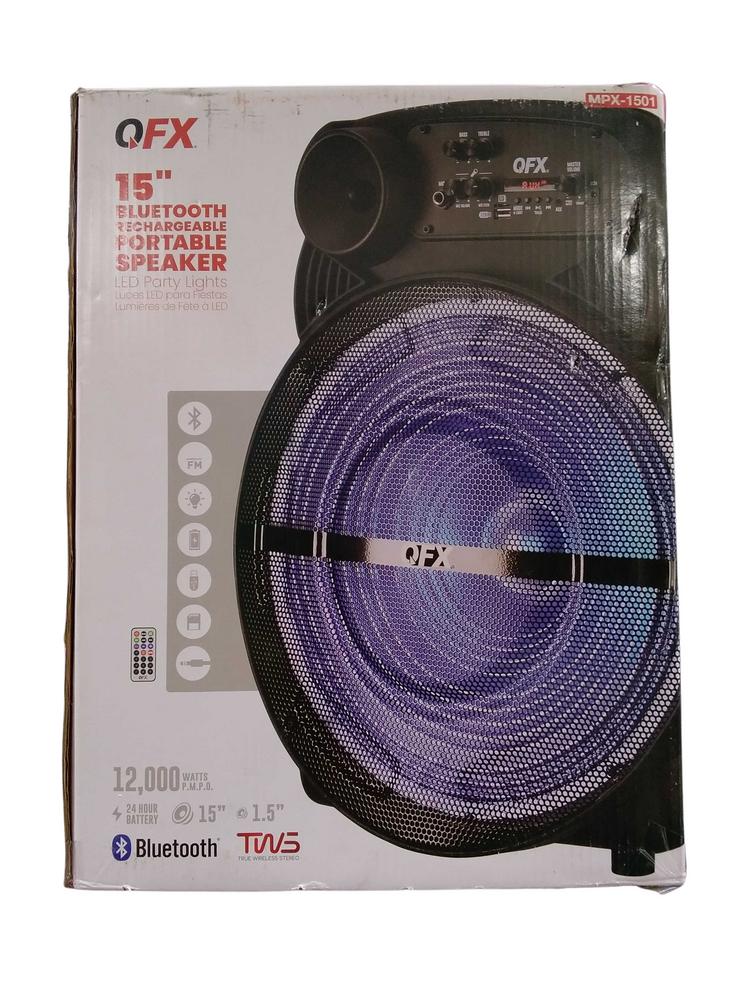 QFX SPEAKER 15" MPX1501 1PC