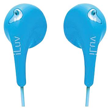 ILUV HEAD FONE BUBBLE GUM BLU 1PC