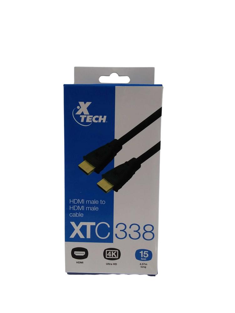 XTECH HDMI 15FT 4K XTC338 1PC