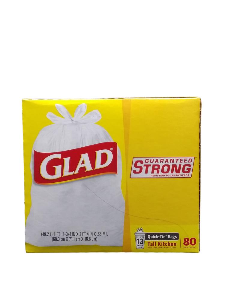 GLAD TRASH TALL 13GL  80CT