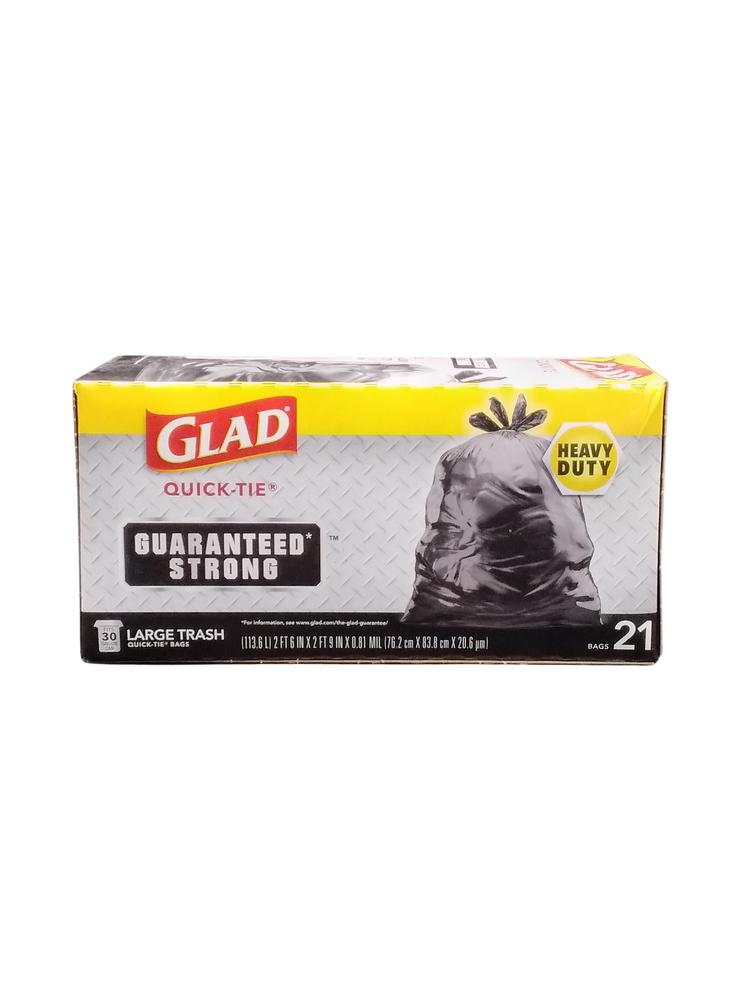 GLAD TRASH BAG 30GL  21CT