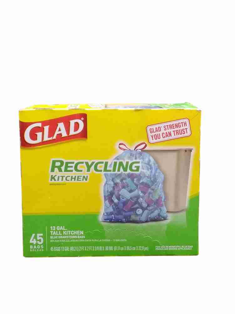 GLAD TRASH RCY 13GL  45CT