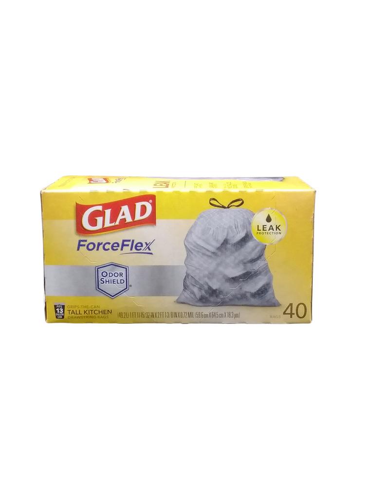 GLAD TRASH BAG 13G  40CT