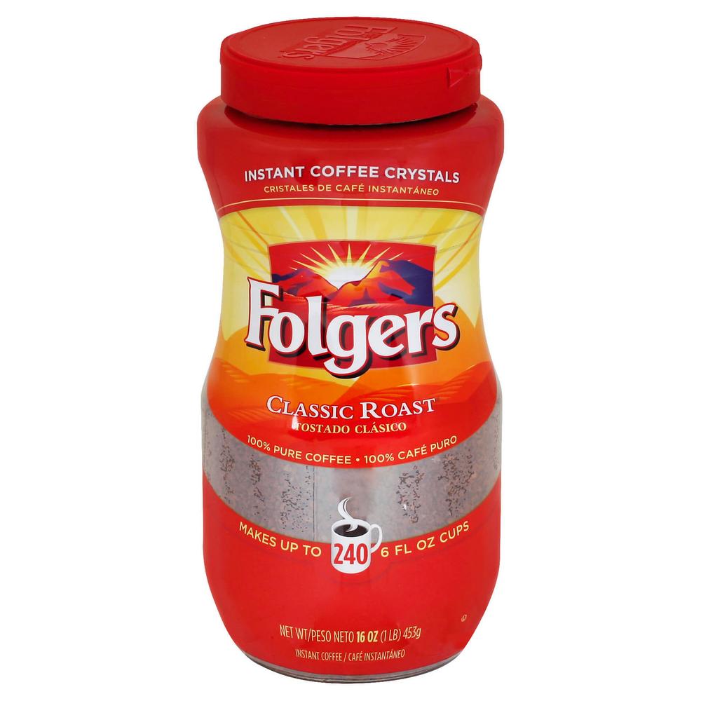 FOLGERS COFFEE INSTANT 16OZ 1PC