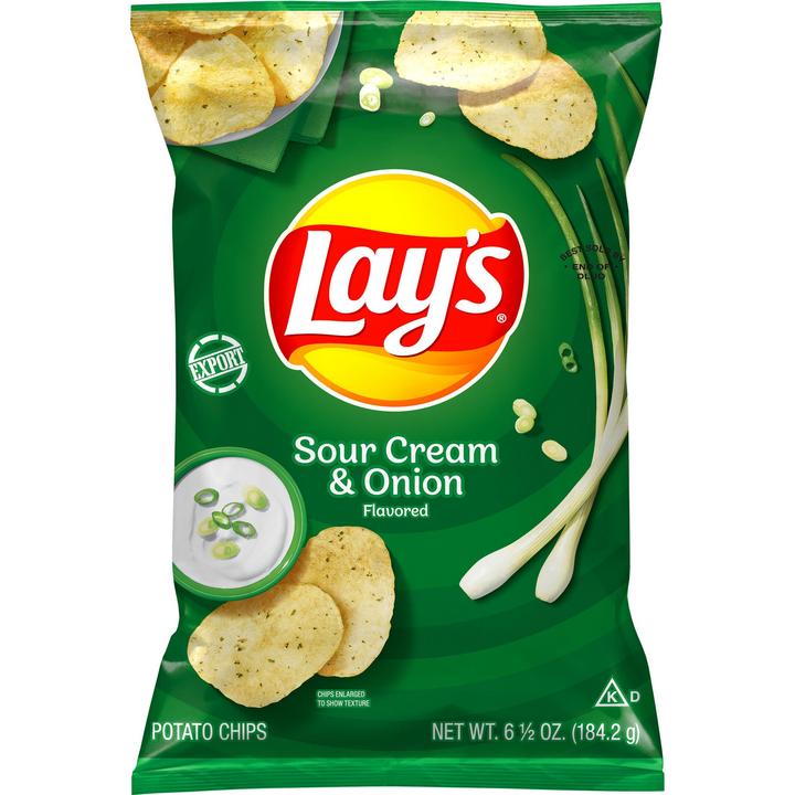 FRITO LAYS P SOUR CREAM ONION  6.5OZ