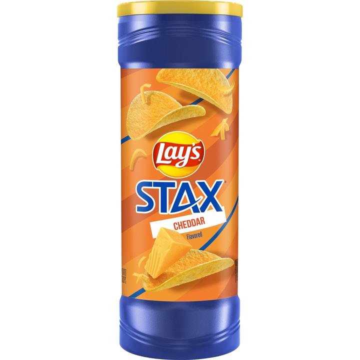 FRITO LAYS P CHIPS STAX CHEDDAR  5.5OZ