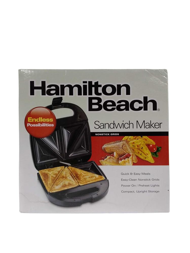 HAMILTON BEACH SANDWICH MAKER 2 SLCICE 25430 1PC