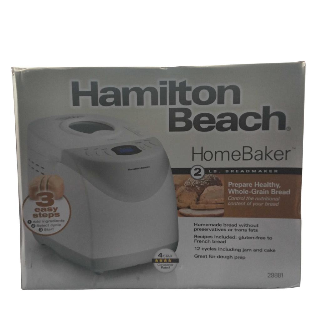 HAMILTON BEACH BREAD MAKER HB 29881 1PC