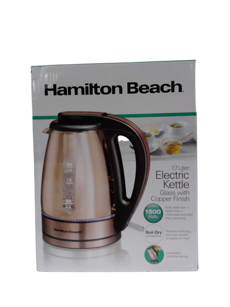 HAMILTON BEACH KETTLE GLASS COPR HB 40866 1PC