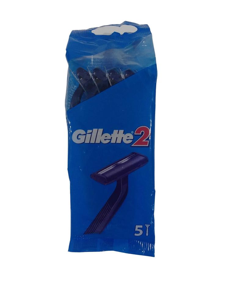 GILLETT DISPOSABLE RAZOR BLUE  5CT