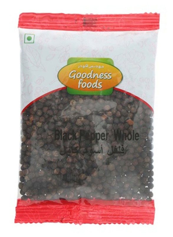 GOODNESS FOOD BLACK PEPPER WHOLE  100GM