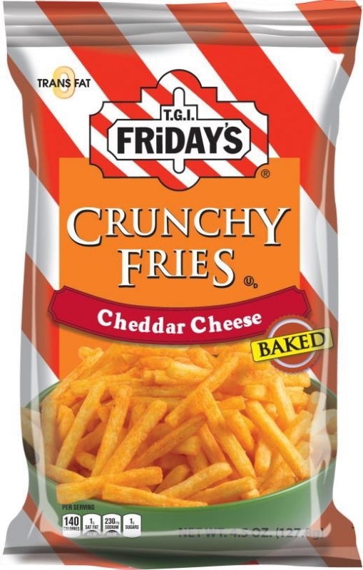 FRIDAY CHIPS CRUNCY CHEDDAR 4.5OZ