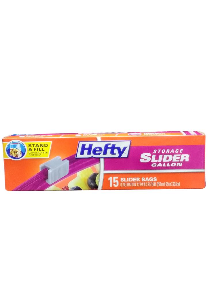 HEFTY BAG STO SLD GL  15CT