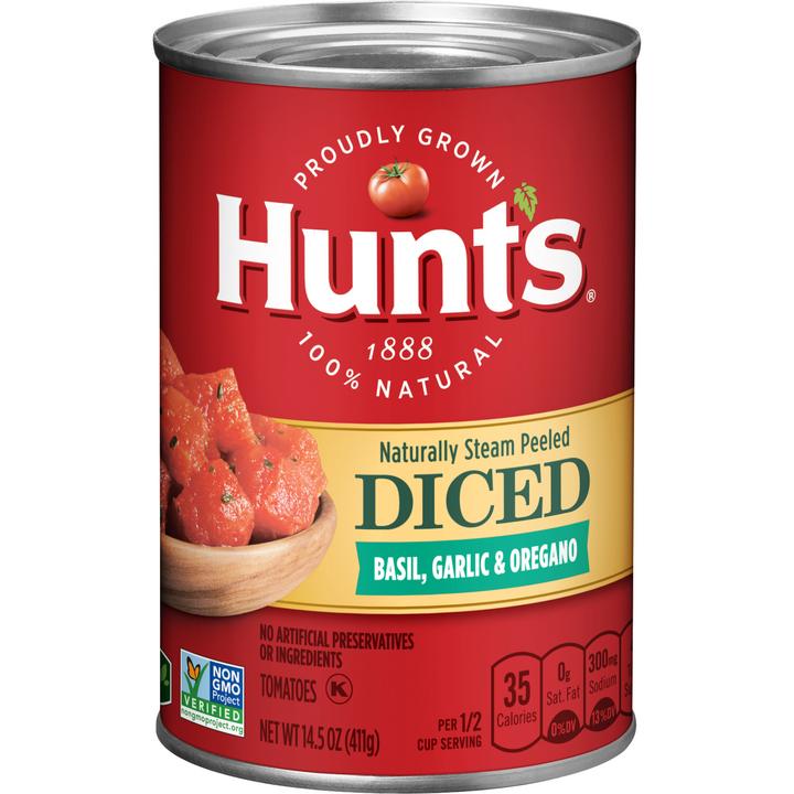 HUNTS TOMATO DICED BGO 14OZ