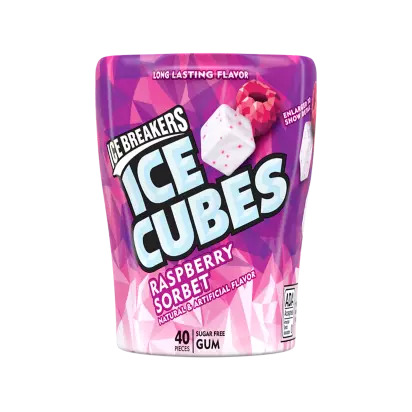 ICE BREAKERS CUBE RASBERRY 4CT