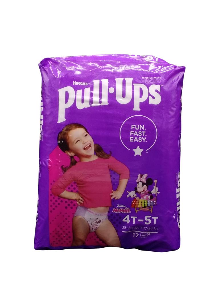 HUGGIES PULL UPS GRL 4-5T  17CT