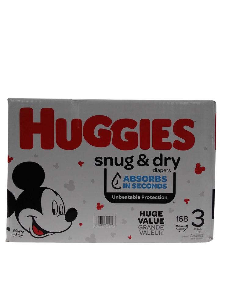 HUGGIES SUNG & DRY N #3 168CT 1PC