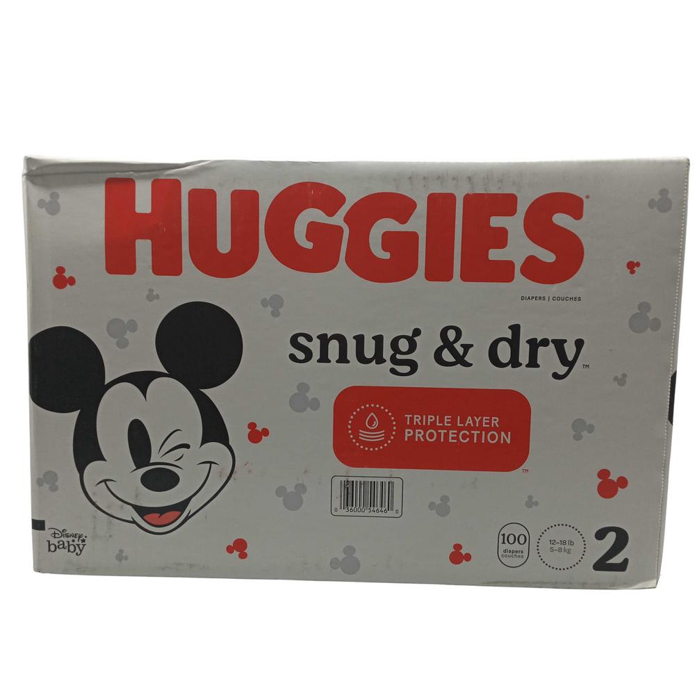 HUGGIES SUNG & DRY GIGA #2 100CT 1PC