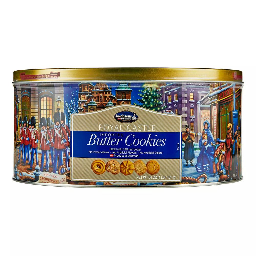 JACOBSENS BUTTER COOKIES 4LB 1PC