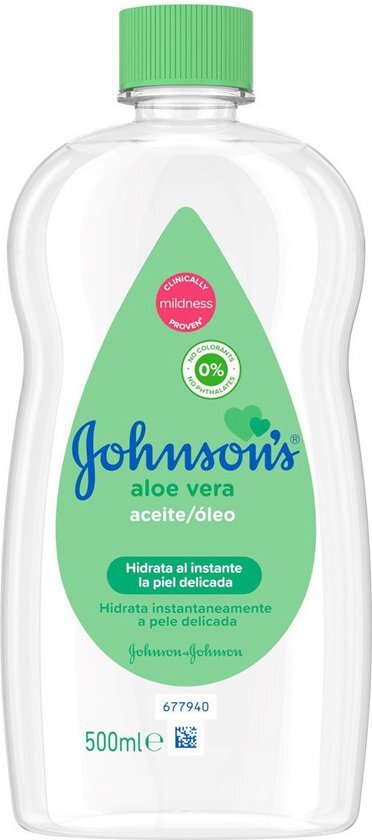 JHONSONS & JHONSONS BABY OIL ALOE  300ML