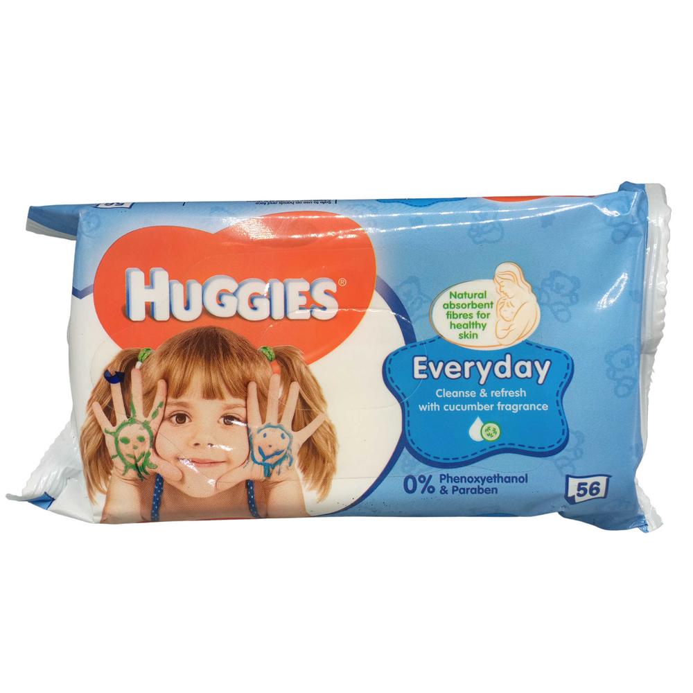 HUGGIES BABY WIPES ALO 56CT