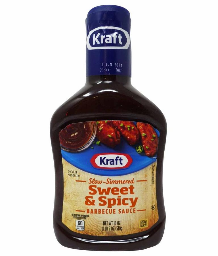 KRAFT BBQ SAUCE SWT & SPY 18OZ