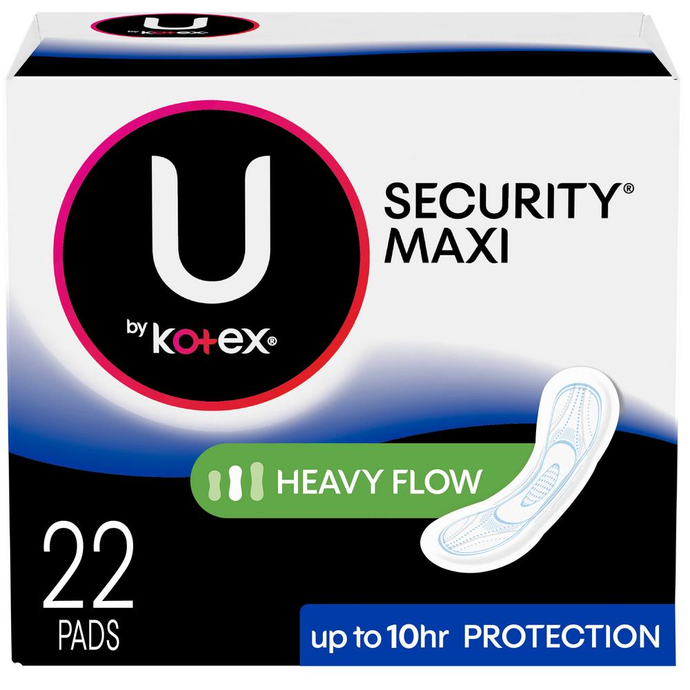 KOTEX PADS MAXI LG SUP  22CT