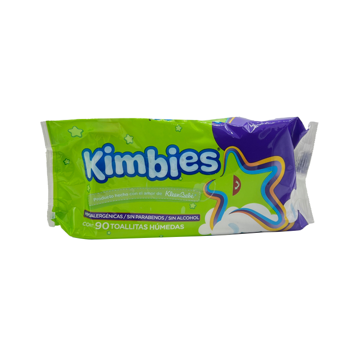 KIMBIES BABY WIPES 90CT