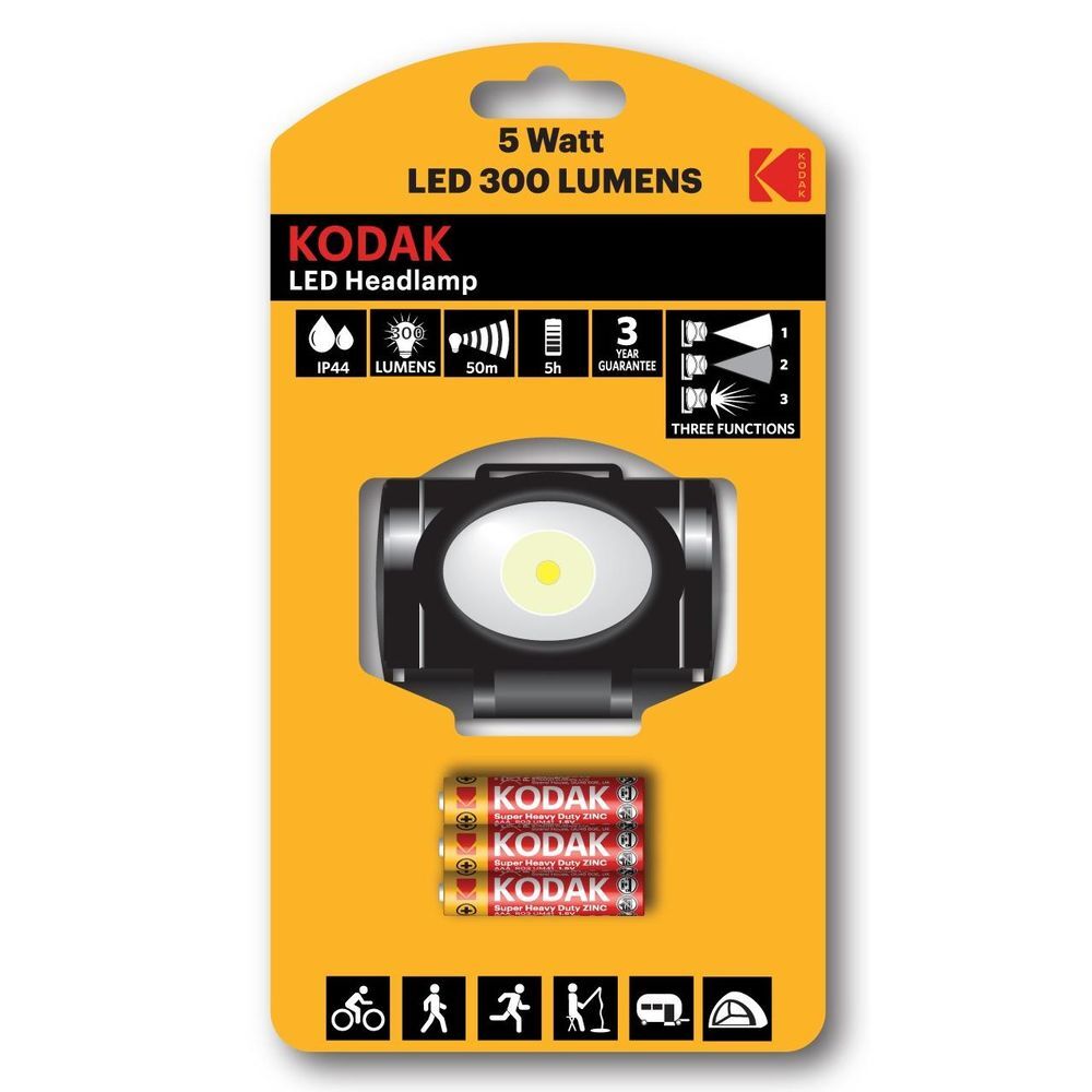 KODAK LED HEAD LAMP 300 LUM 1PC