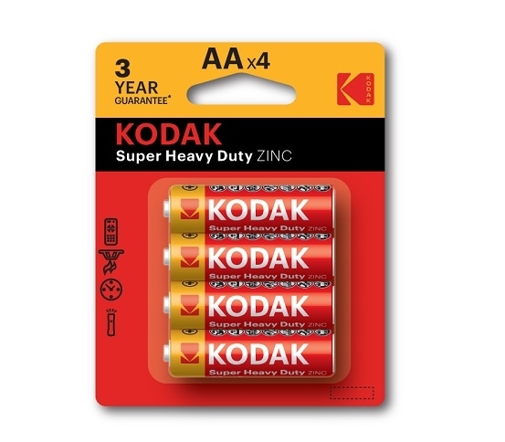 KODAK HEAVY DUTY AA4  4CT