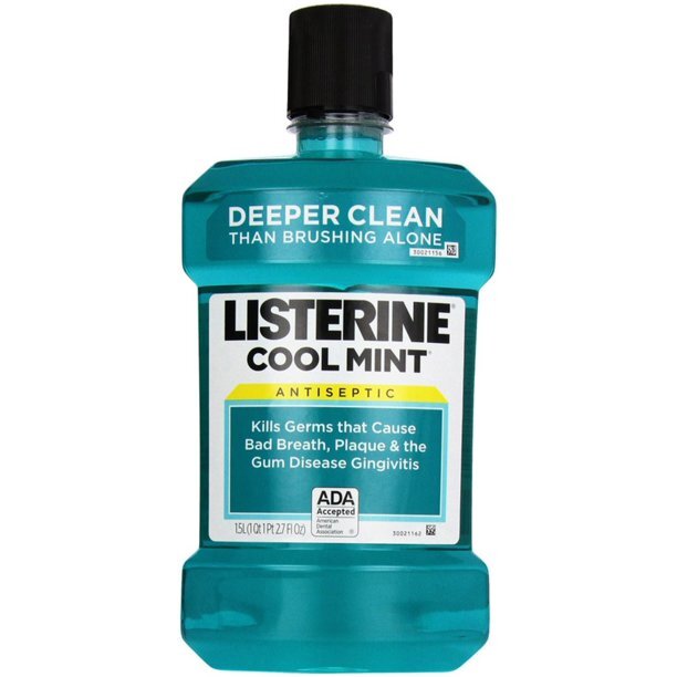 LISTRENE MOUTH WASH COOL MINT  1.5LTR