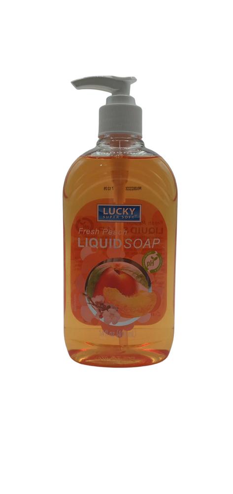 LUCKY LIQUID SOAP PEACH 14OZ