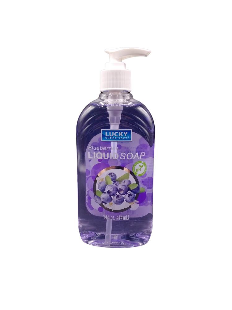 LUCKY LIQUID SOAP BLU BRY 14OZ