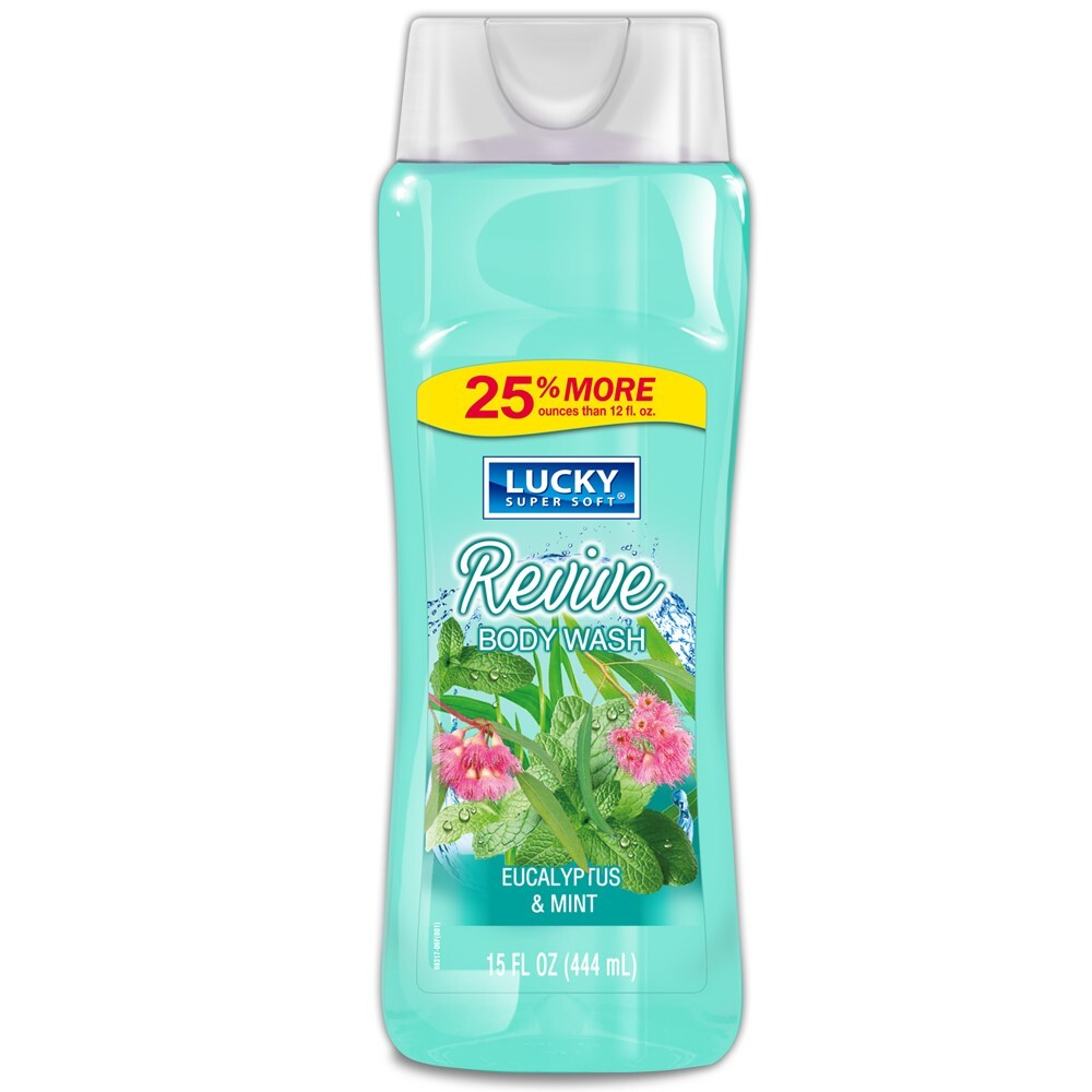 LUCKY BODY WASH GREEN TEA 12OZ