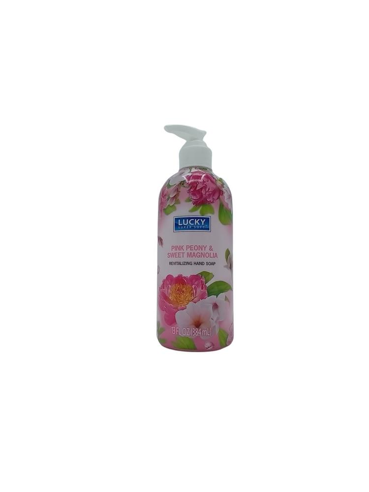 LUCKY ROUND LIQUID SOAP PNK MONG 13OZ