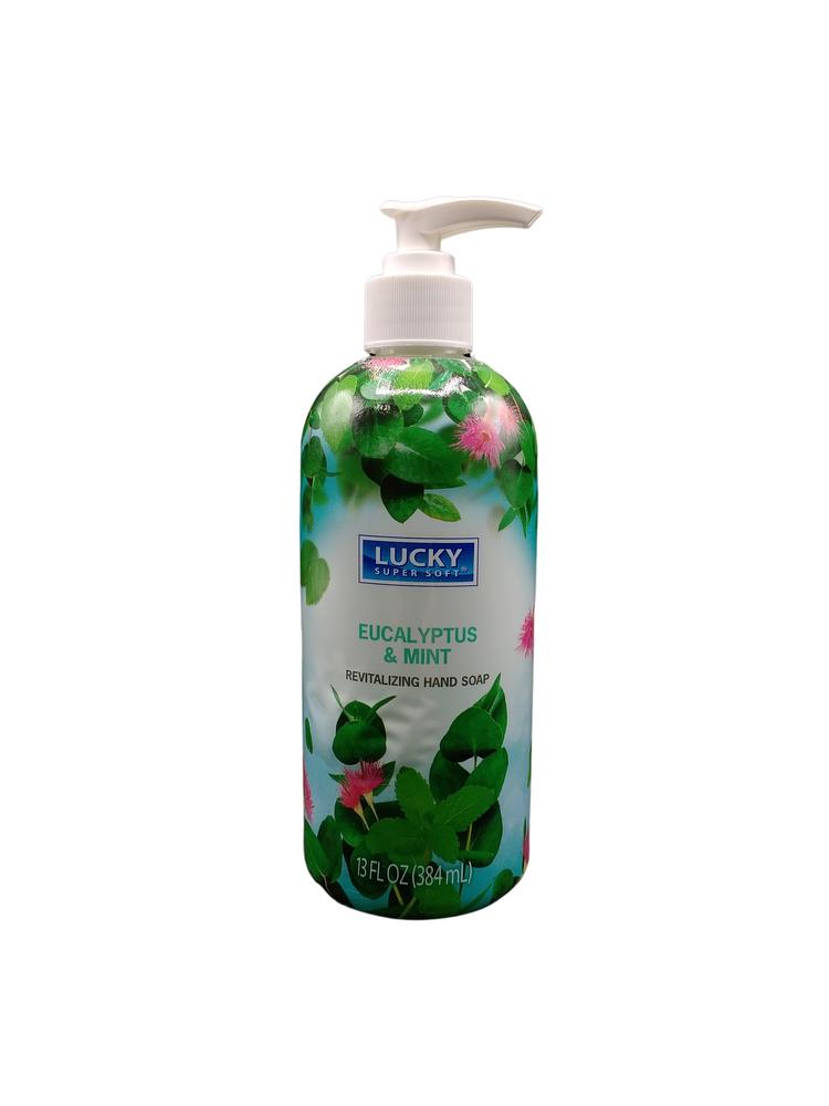 LUCKY ROUND LIQUID SOAP EUCL+MINT 13OZ