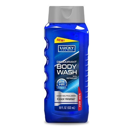 LUCKY BODY WASH COOL WAT 18OZ