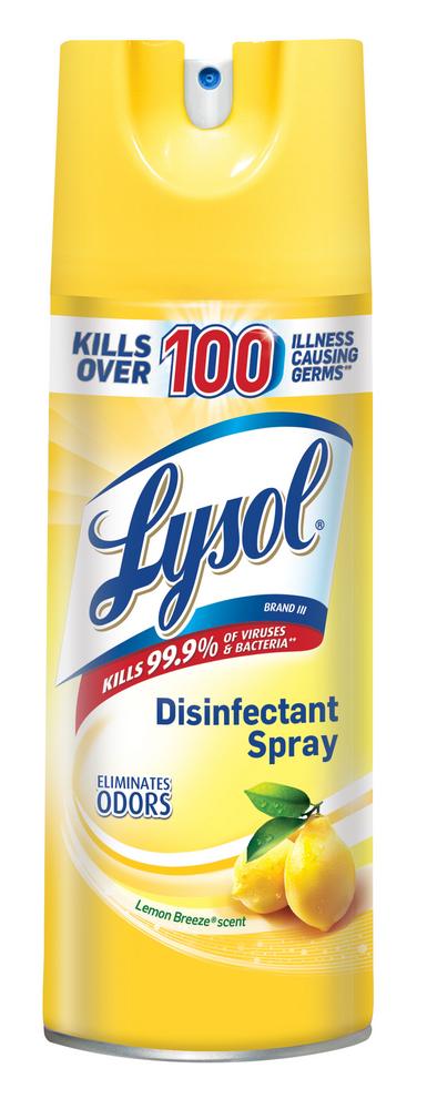 LYSOL DISINFACTANT SPRAY LEM BZ 13OZ