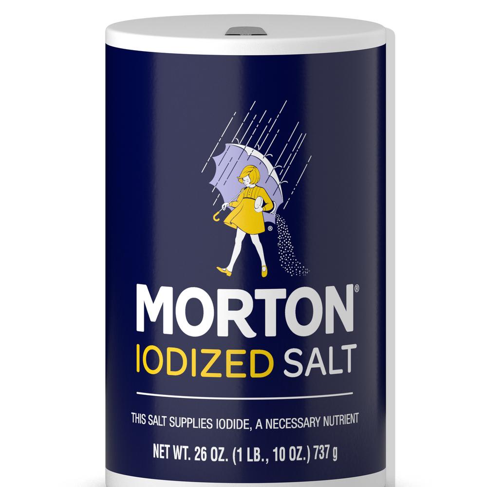 MORTON IODIZED SALT 26OZ